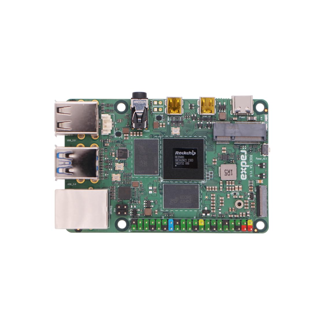 Radxa Rock 5A RK3588S, CPU SBC de 8 núcleos, GPU, NPU, HDMI com