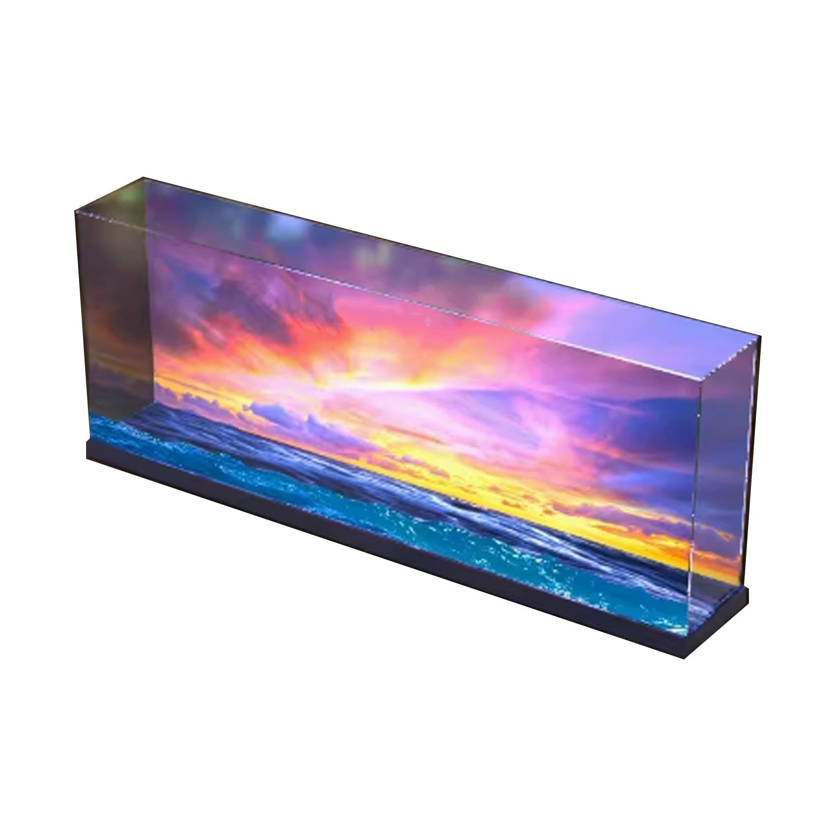 Acrylic Display case, for Lego 10294 Titanic Model ，Dustproof Transparent Collections Display Case. (Display Box only) (High Booth + Back Spray)