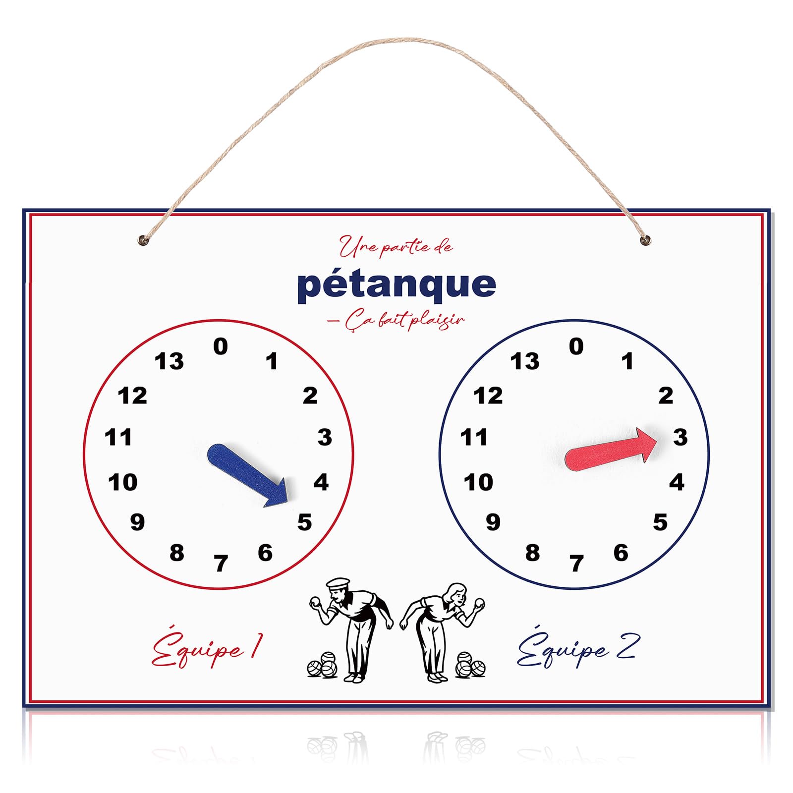 Photect Contador de Puntos Petanca 30 x 20 cm Accesorio de Petanca