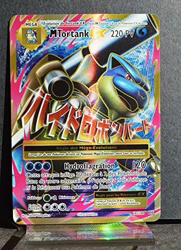 Carte Méga Tortank EX 220 PV 102/108 XY12 - Évolutions Neuf FR