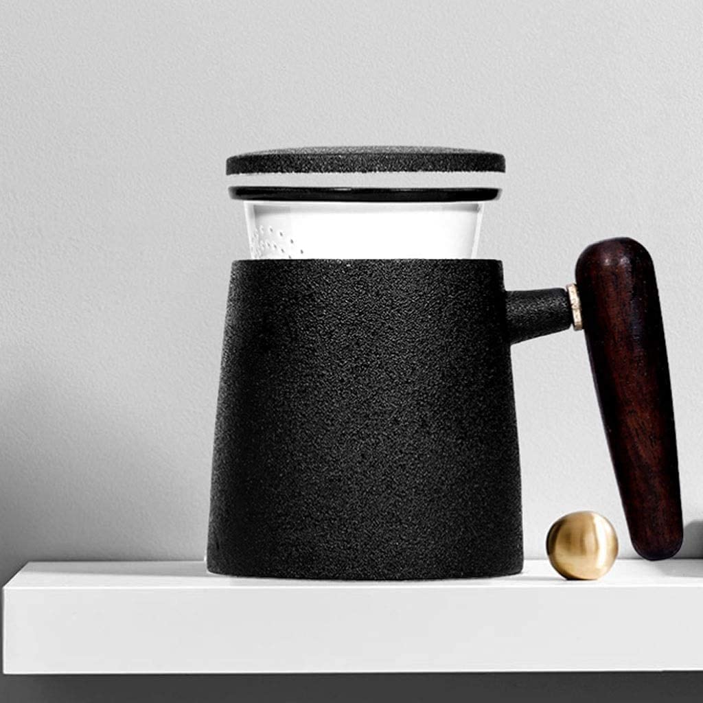 Tasses, cadeaux d'anniversaire, cadeaux de Noël, tasse à café domestique et commerciale, tasse à café de grande capacité, tasse à thé de bureau, filtre de séparation de thé portable créatif, tasse à m