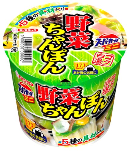 Amazon.co.jp: エースコック スーパーカップミニ 野菜ちゃんぽん 42g