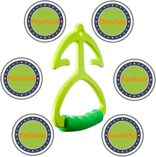 Miniatura 3 de Pankia - Bolsa de comestibles con asa para bolsa de compras, cada asa soporta hasta 80 libras, colgador con mango de agarre suave, paquete de 2