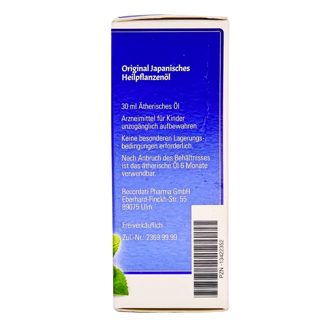 Original JHP Rödler Japanisches Minzöl, 3x 30 ml I Zur Inhalation bei Atemwegsinfekten wie Erkältung und Schnupfen I Zum Einreiben in die Haut I Zum Einnehmen I Spar-Set plus Pharma Perle give-away