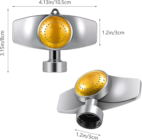 Miniatura 2 de Rociador de metal con patrón circular de 34 pulgadas, rosca interna ajustable de 360 grados, patrón circular cuadrado de 360 grados, rociador para