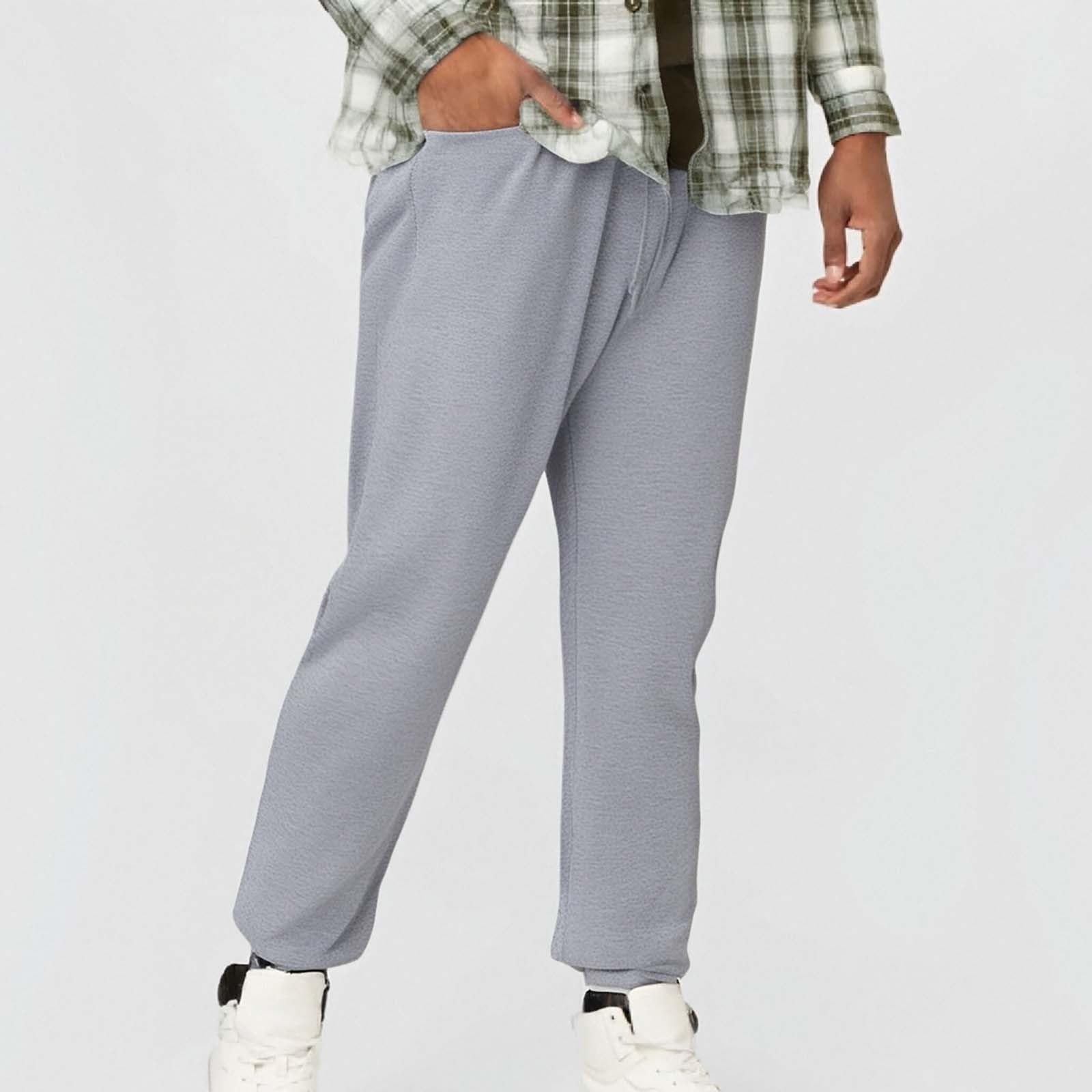 Lot de 3 Jogging Pantalon Homme Habillé Large Bas Pantalons
