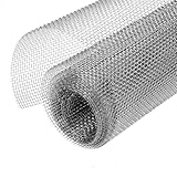 Maschendraht Drahtgitter Edelstahl Edelstahlgewebe 10 Mesh Draht Gitter Feinmaschig Drahtgewebe 30CMX 2M Fliegengitter Insektengitter für Garten DIY