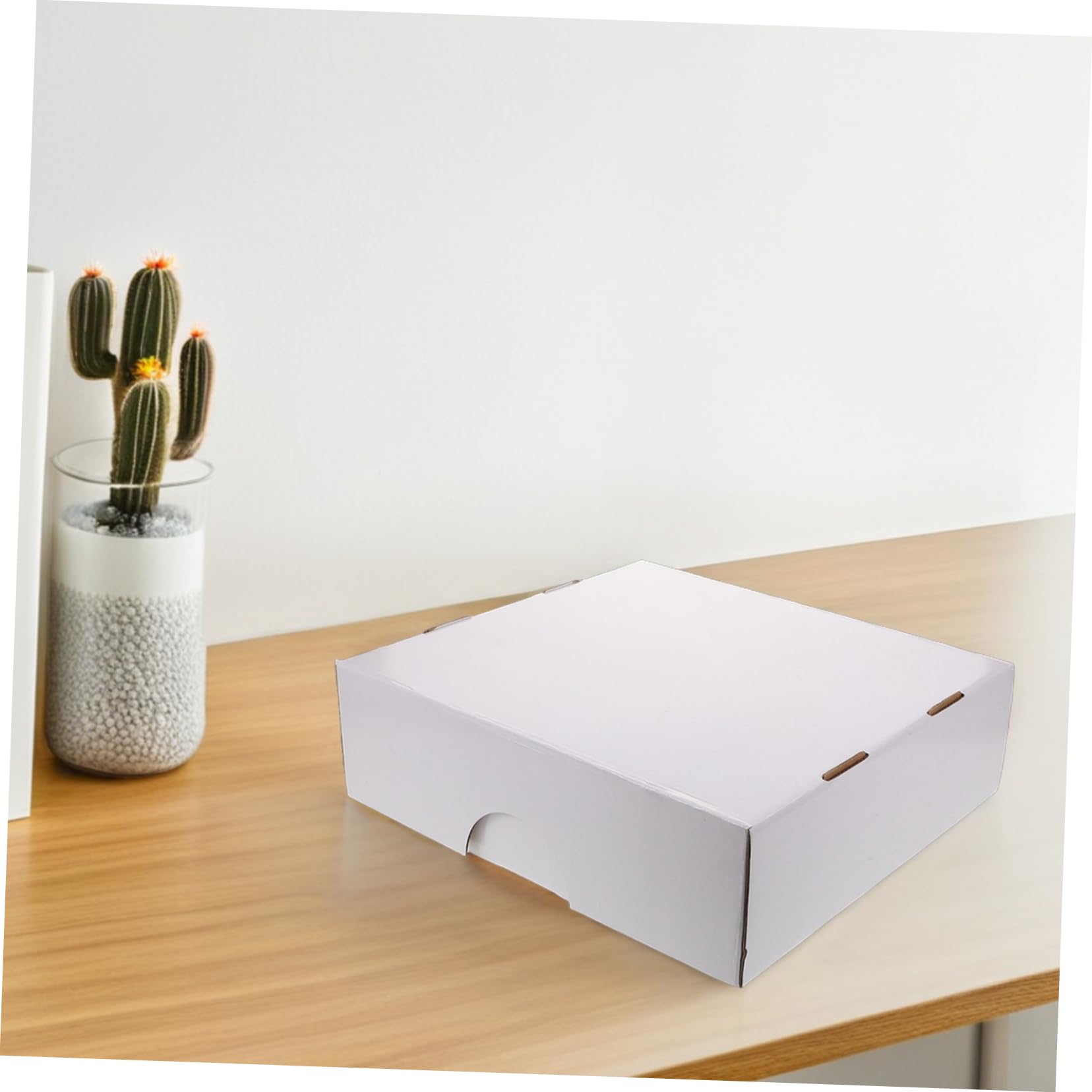 Toyvian Scatola Portacarte Collezionabili Pieghevole in Carta Bianco, Card Box con Divisori e Scomparti Multipli, per Organizzare Carte da Gioco, Salvaspazio