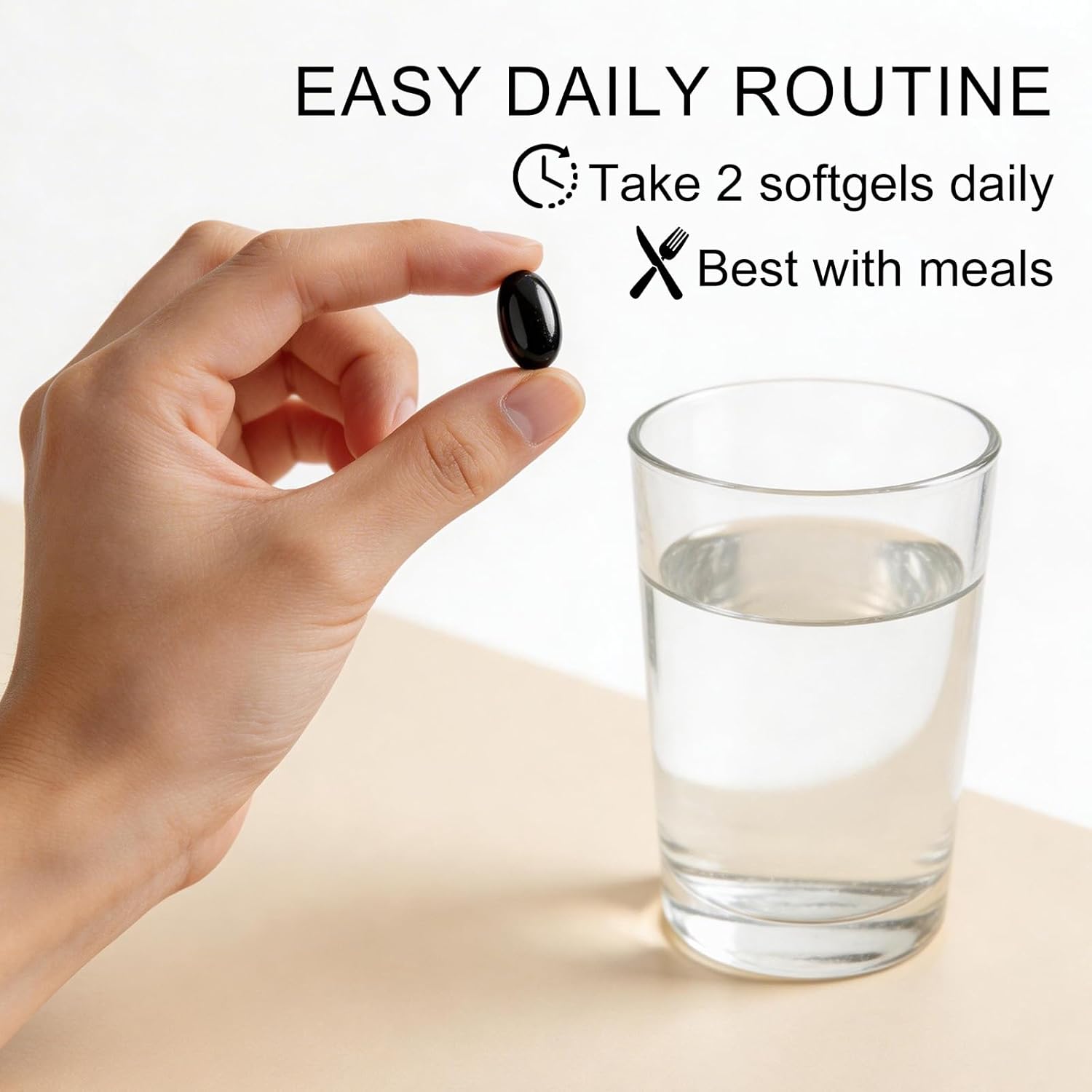 Black Seed Oil Softgels, 60 Count - Odorless, Cold Pressed, Non-GMO, Gluten Free (1)