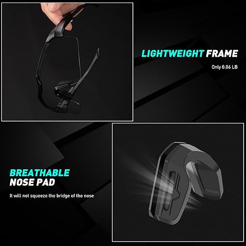 Miniatura 10 de SCVCN Gafas de ciclismo fotocromáticas para hombres y mujeres, UV400, gafas deportivas para jóvenes, para correr, béisbol, golf