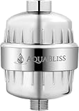 AquaBliss High Output Revitalizing Shower Filter - Reduces Dry Itchy Skin&comma; Dandruff&comma; Eczema&comma; and Dramatically Improves The Condition of Your Skin&comma; Hair and Nails - Chrome &lpar;SF100&rpar;