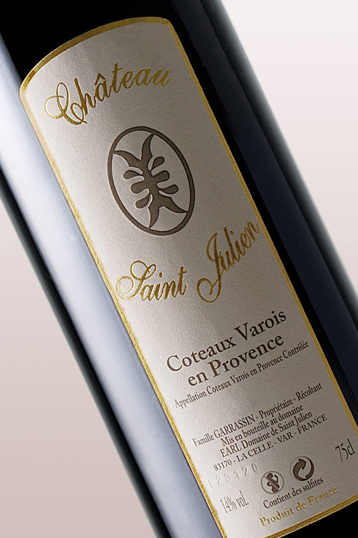Lot de 3 Château Saint-Julien Rouge 2019 – Élevé en fûts de chêne – 14° - 3x75cL