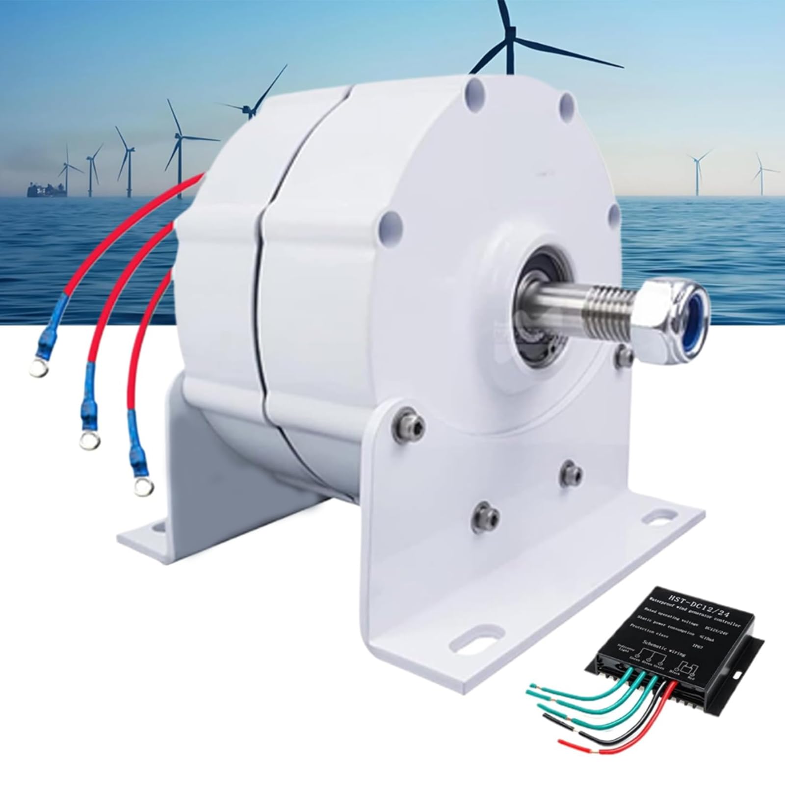 12v,Generador de Imán Permanente New Energy4000w