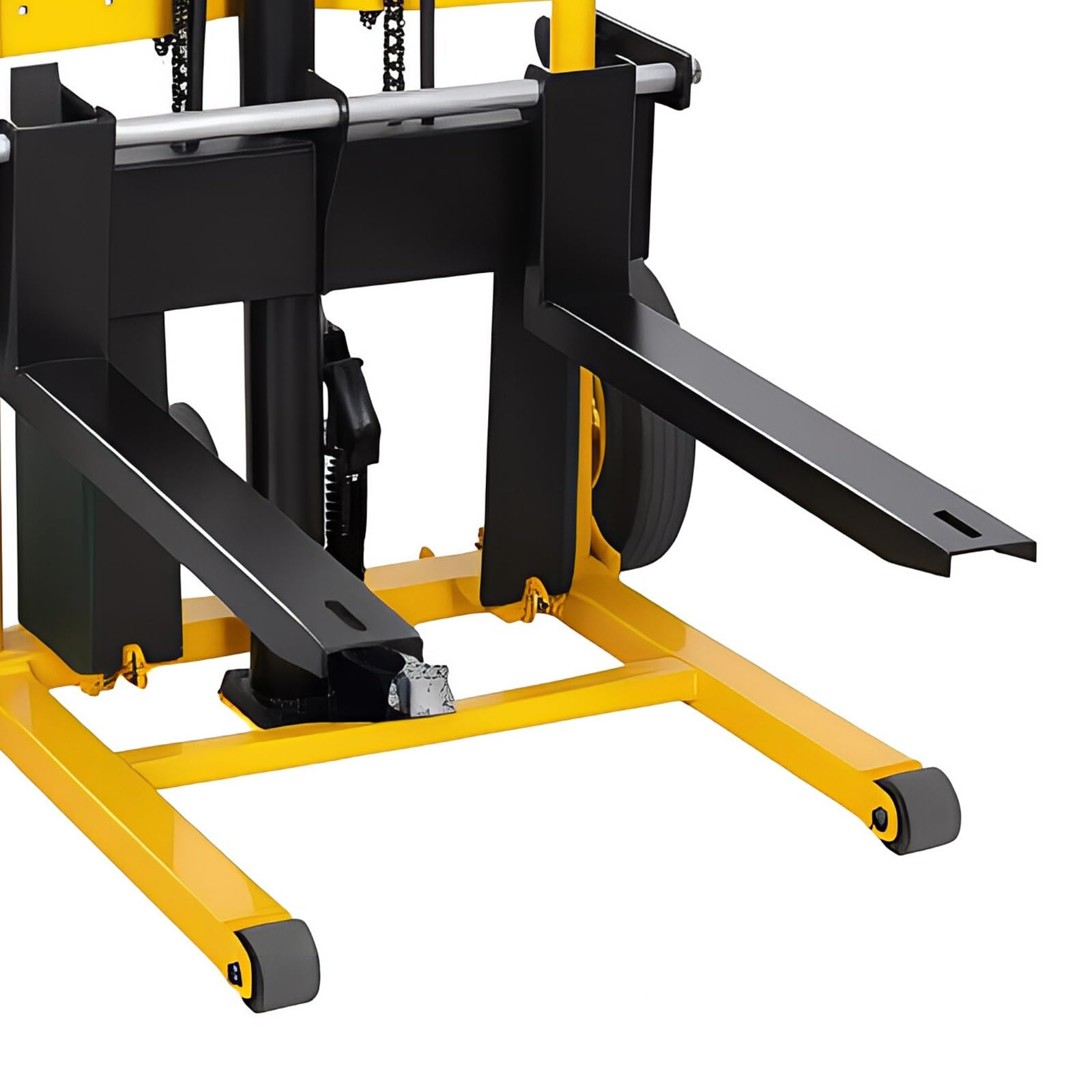 Transpallet Manuale Carrello elevatore a forche Pieghevole for Pallet Idraulico con impilatore Manuale da 200 kg for Caricamento in Magazzino