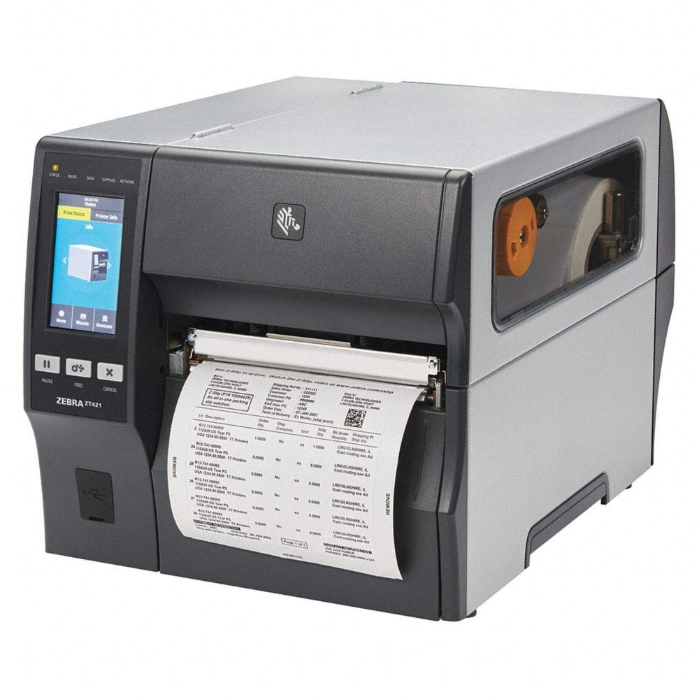 advanced printers Zebra ZT421 ZT42163-T010000Z Thermal Bar Code Printer (Renewed)