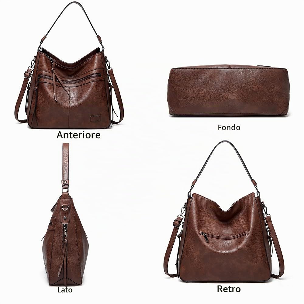 Hobo Borse per le Donne Tote Maniglia Borse Designer Borsa Estate Crossbody Borse A Spalla Faux Leather per Shopping Weekend Uso quotidiano