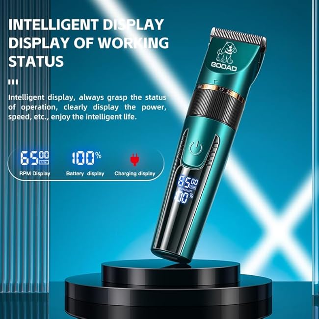 Pet Clippers for Matted Hair Cordless Cat Paw Trimmer for Grooming Low Noise Cat Shaver Thick Grooming Clippers for Long Hair Cats-7kMfcHzC