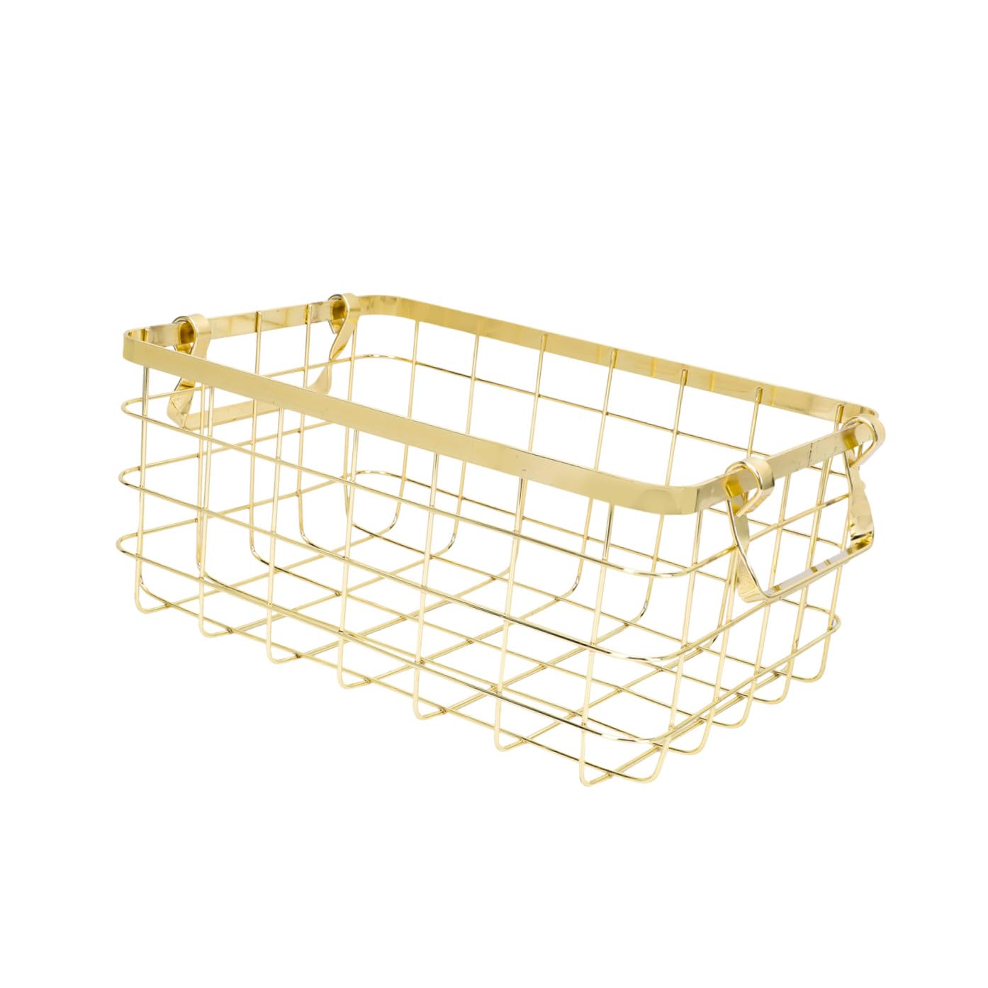 Zerodeko Cesta de Hierro de Estilo Nórdico Portafrutas Decorativa para Escritorio y Hogar