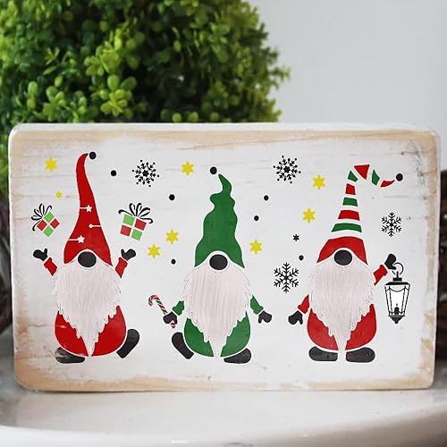 Miniatura 4 de DLY Lifestyle Plantilla grande de gnomo de Navidad (17.5 x 10 pulgadas), plantillas de pintura navideña para madera, ventanas, gran plantilla de