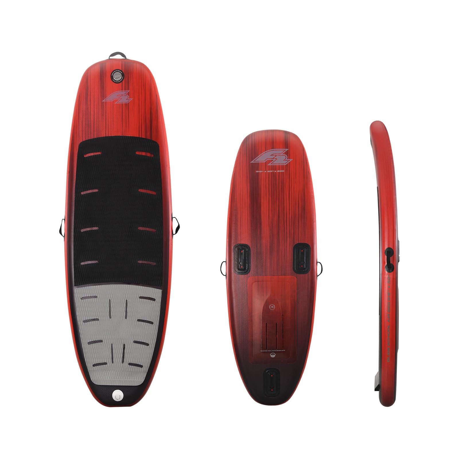 F2 Foil Board Glide School Air 160-220L Größe wählbar Rot