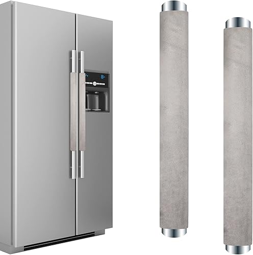 Fundas para manijas de puerta de refrigerador, tela lavable, decoración de cocina, mantiene el electrodoméstico limpio, antiestáticas, para nevera, disponible en Yaxa Colombia