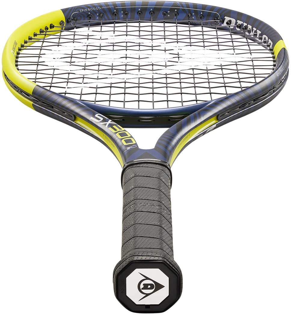 美品！最新！DUNLOP SX300 G3 Dunlop DTF SX 300 G3 NH Tennis Racket - 6, Black, Yellow