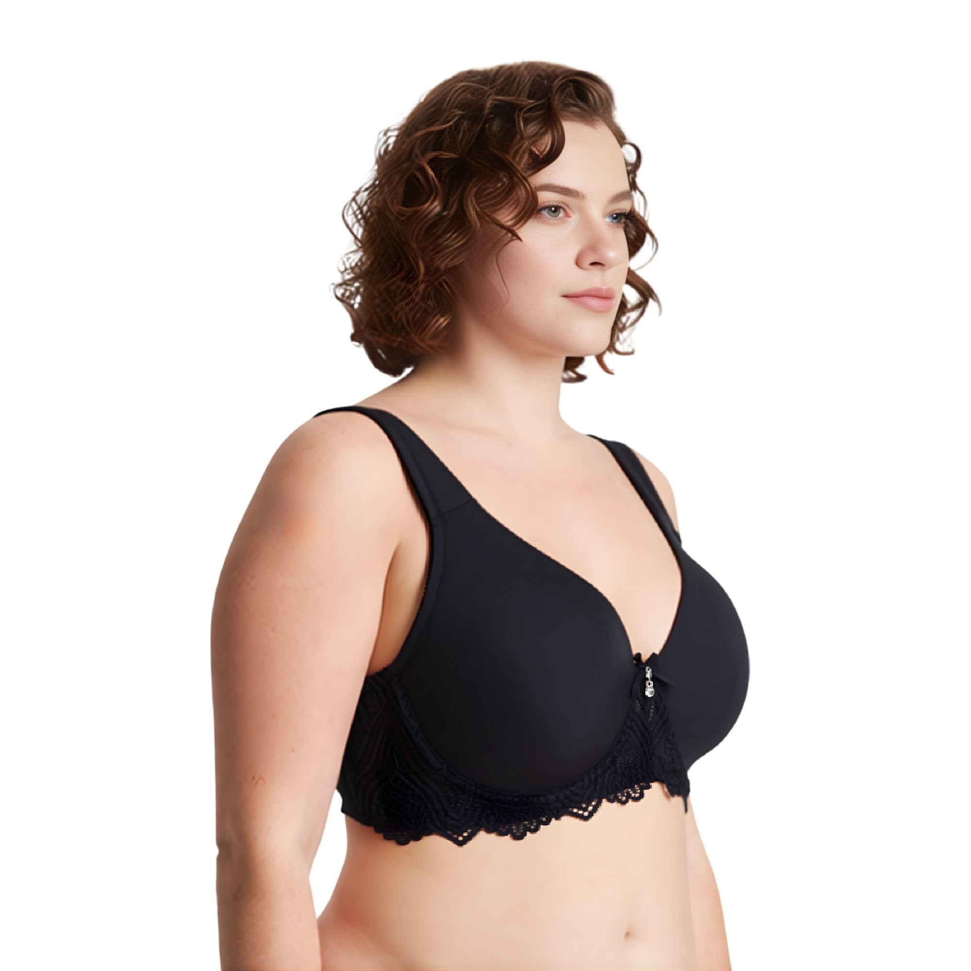 Curve Muse Sfoderato Ferretto Reggiseno con Imbottito Spalla Cinghie | Spalline Imbottite, Imbottito, Nylon, Elastan, Elasticizzato