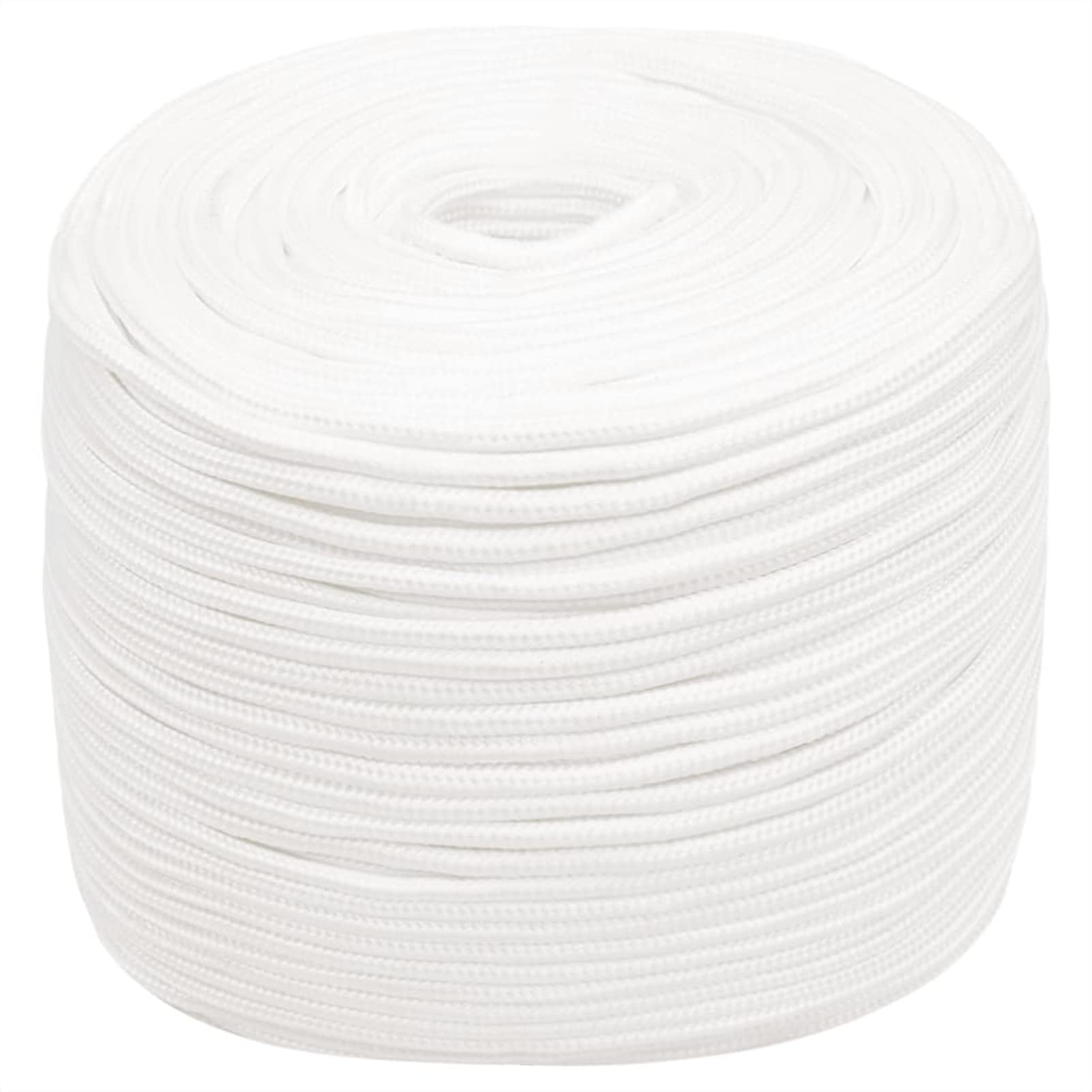 Tidyard Marine Boat Rope Polypropylene Durable Practical Weather Proof for Sailing Boating Full White 6 mm 25 m Polypropylene