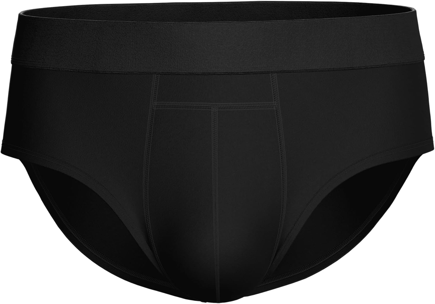 PROTECHDRY Incontinence Underwear for Men - Mens Incontinence Underwear & Protective Briefs, Washable Reusable Cotton Briefs, High Absorbency Leak-Free Odor Control, Discreet Design, Size S, Black
