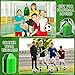 Hanaive 100 Pieces Mini Soccer Cones for Sport Drills 5 Inch Agility Disc Cones with Accessories for Kids Football Training(Green)