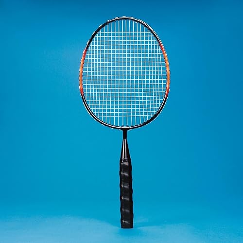 S&S Worldwide Raqueta de bádminton junior. Raqueta con marco de acero, de 18 pulgadas de largo, ideal para niños y jugadores novatos en clase PE,