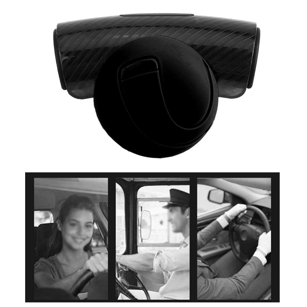Pokrętło kierownicy Uniwersalne pokrętło kierownicy samochodu Elektryczny uchwyt Ball Wheel Booster (czarny)