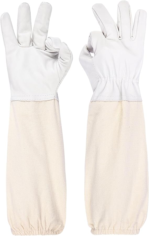 ZMHBKPS thickened beekeeping gloves