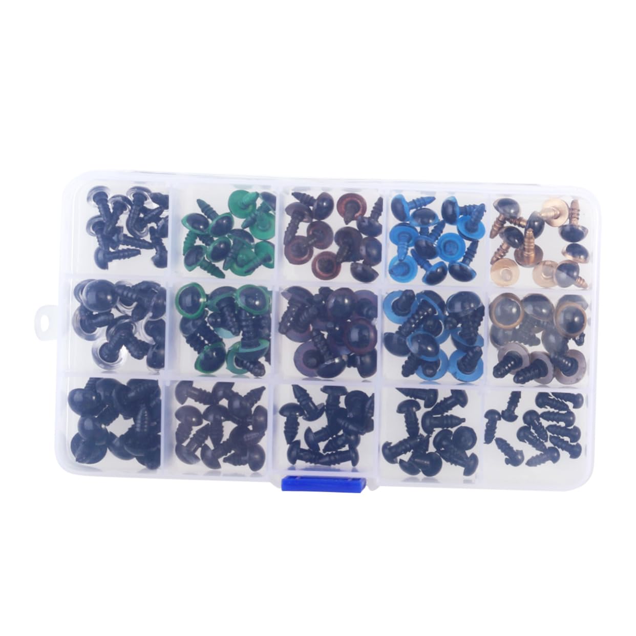EXCEART 450piezas Ojos De Seguridad Plásticos Arandelas para Muñecas y Peluches Surtido De para Manualidades