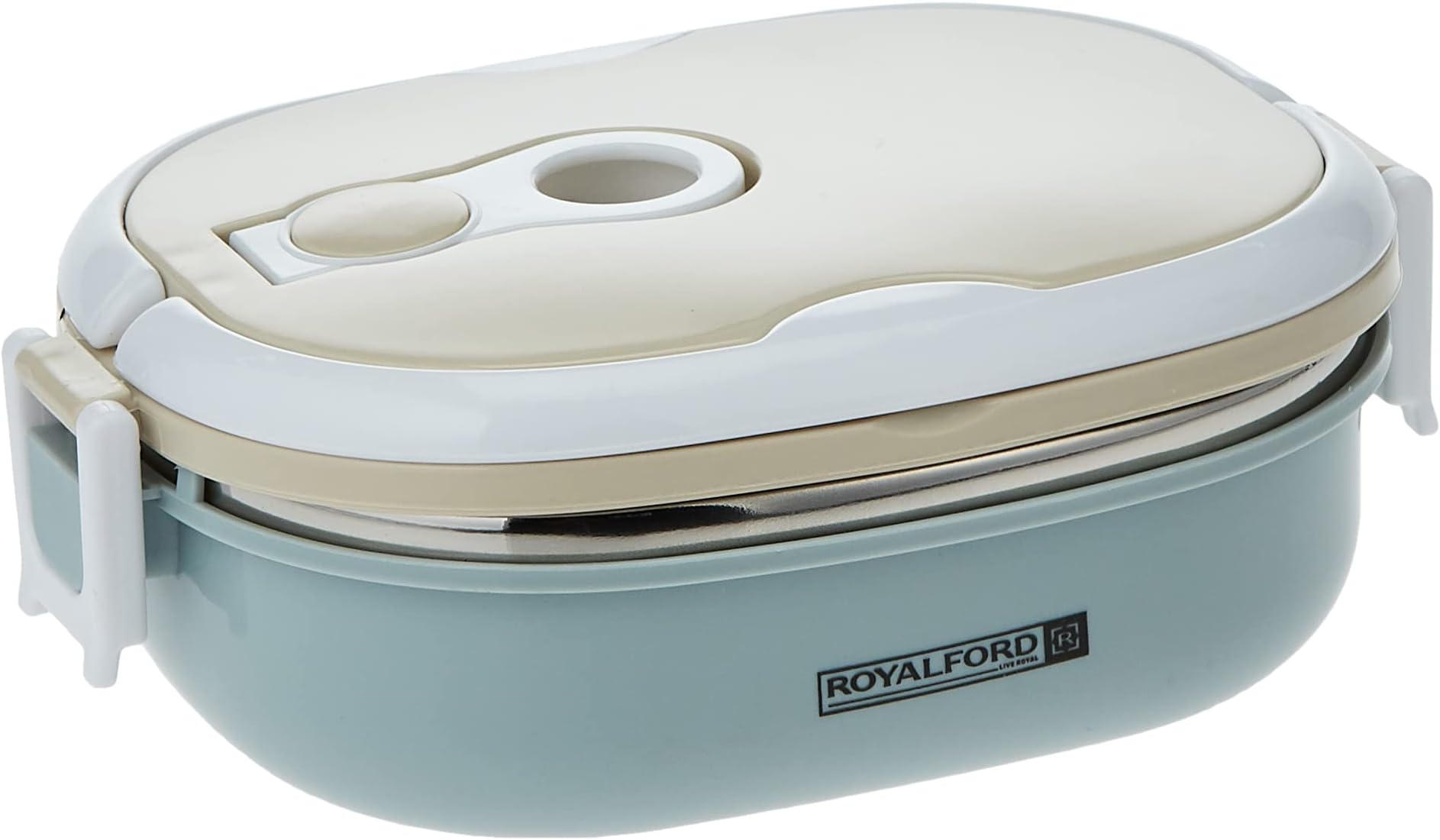 Royalford 900 ml Single Layer Rectangular Lunch Box, RF9268
