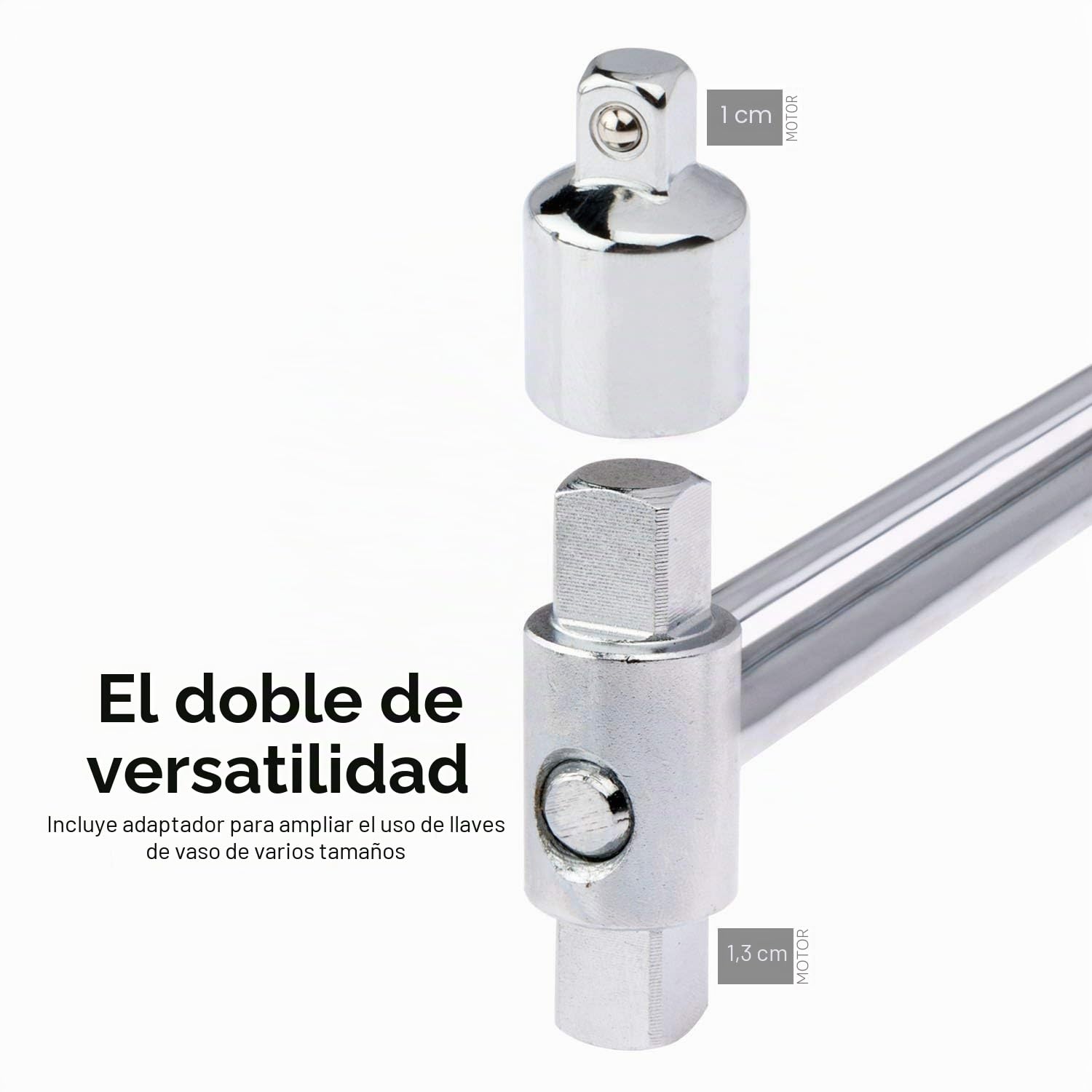 Tooluxe® 03703L 3/8” and 1/2” Dual Drives Beam Style Torque Wrench | 0-150 Ft-Lb