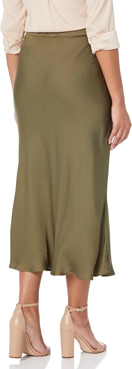 Velvet by Graham & Spencer Women's Aubree Satin Viscose Skirt - Image 2