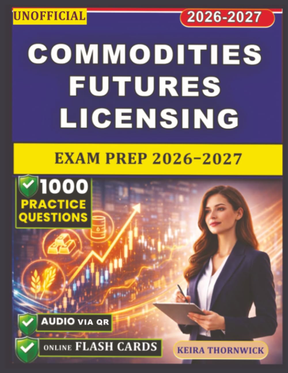 Unofficial Commodities Futures Licensing Exam Prep 2026–2027: 1000 Practice Questions With Detailed Rationales, Futures Trading & Other Derivatives, Commodity Markets, Risk & Portfolio Management