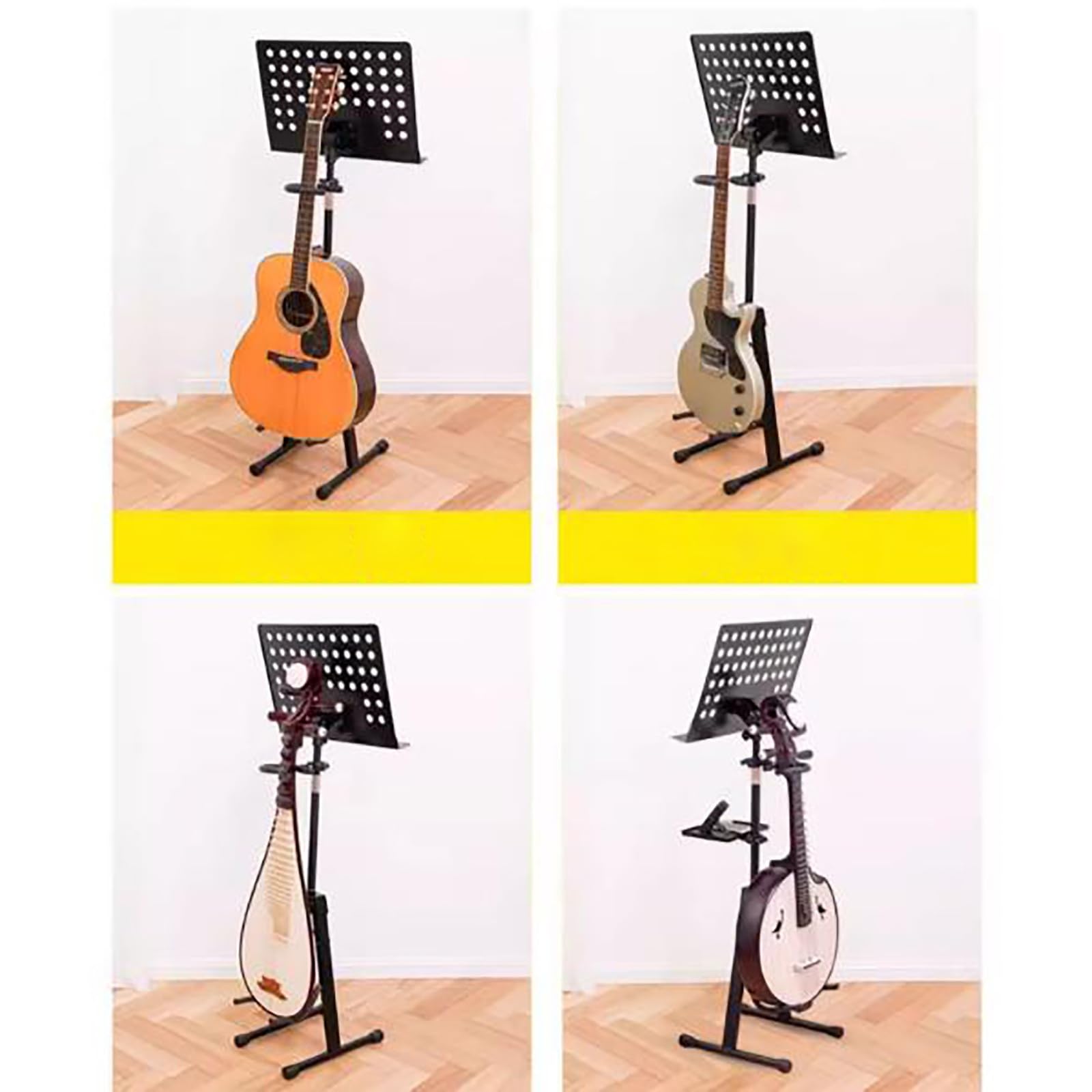 Amazon | 譜面台 ギターラック 楽譜スタンド 楽譜スタンド ピアノ楽譜