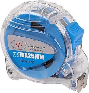 Steel Tape Measure 7.5m Steel Ruler Ruler Measuring Ruler 7.5m Stainless Steel Anti-Fall Waterproof and Anti-Rust Box Ruler Ruler Multi-Function Steel Tape Measure