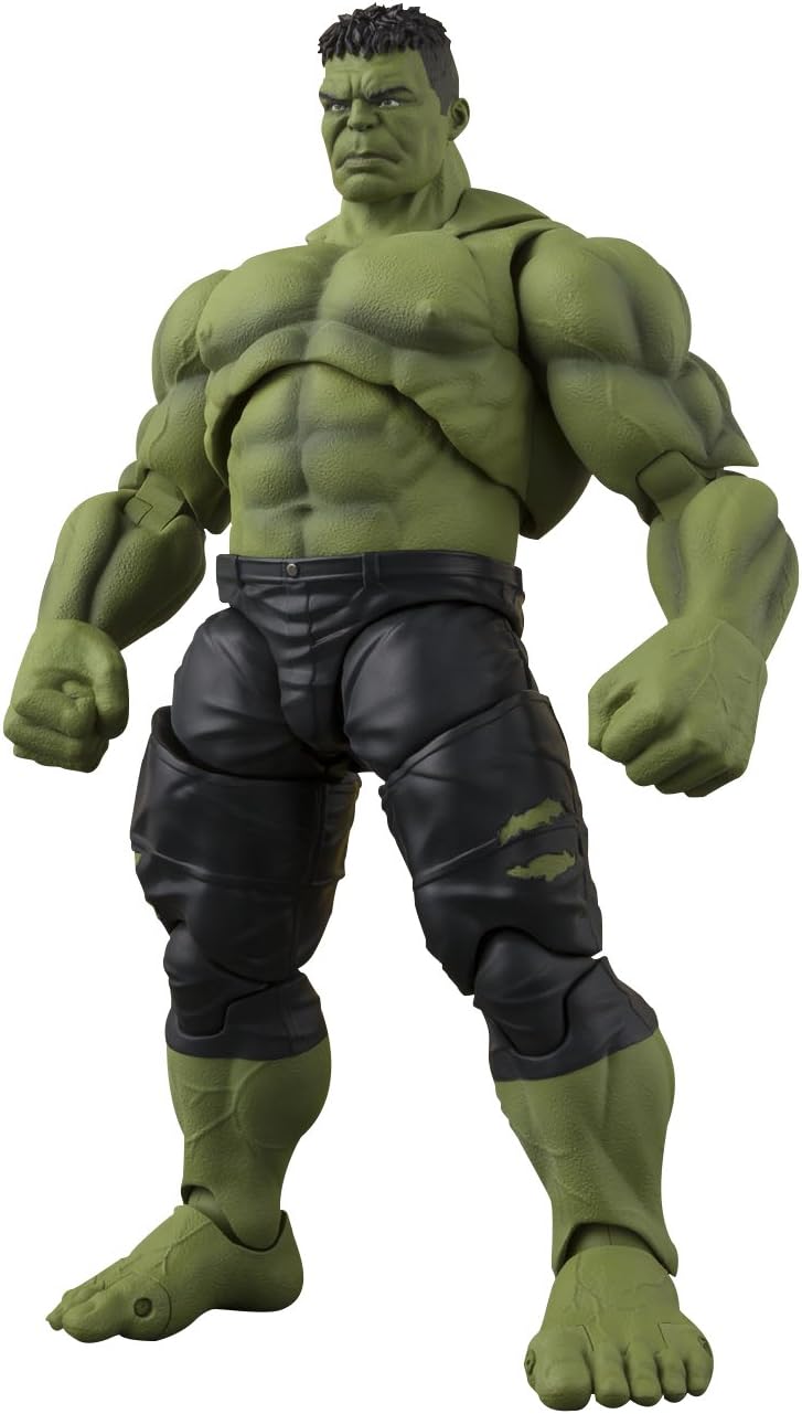 Bandai Tamashii S.H. Figuarts Hulk Avengers Infinity War Reissue Action Figure, multicolour