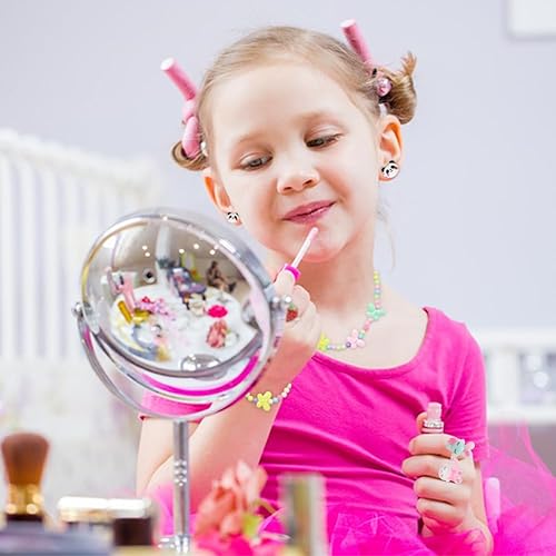 Miniatura 5 de WODMAZ Juego de 24 piezas de joyería para niñas, pulseras, collares, anillos, aretes con unicornio de sirena para niñas, disfraz, regalos de joyería