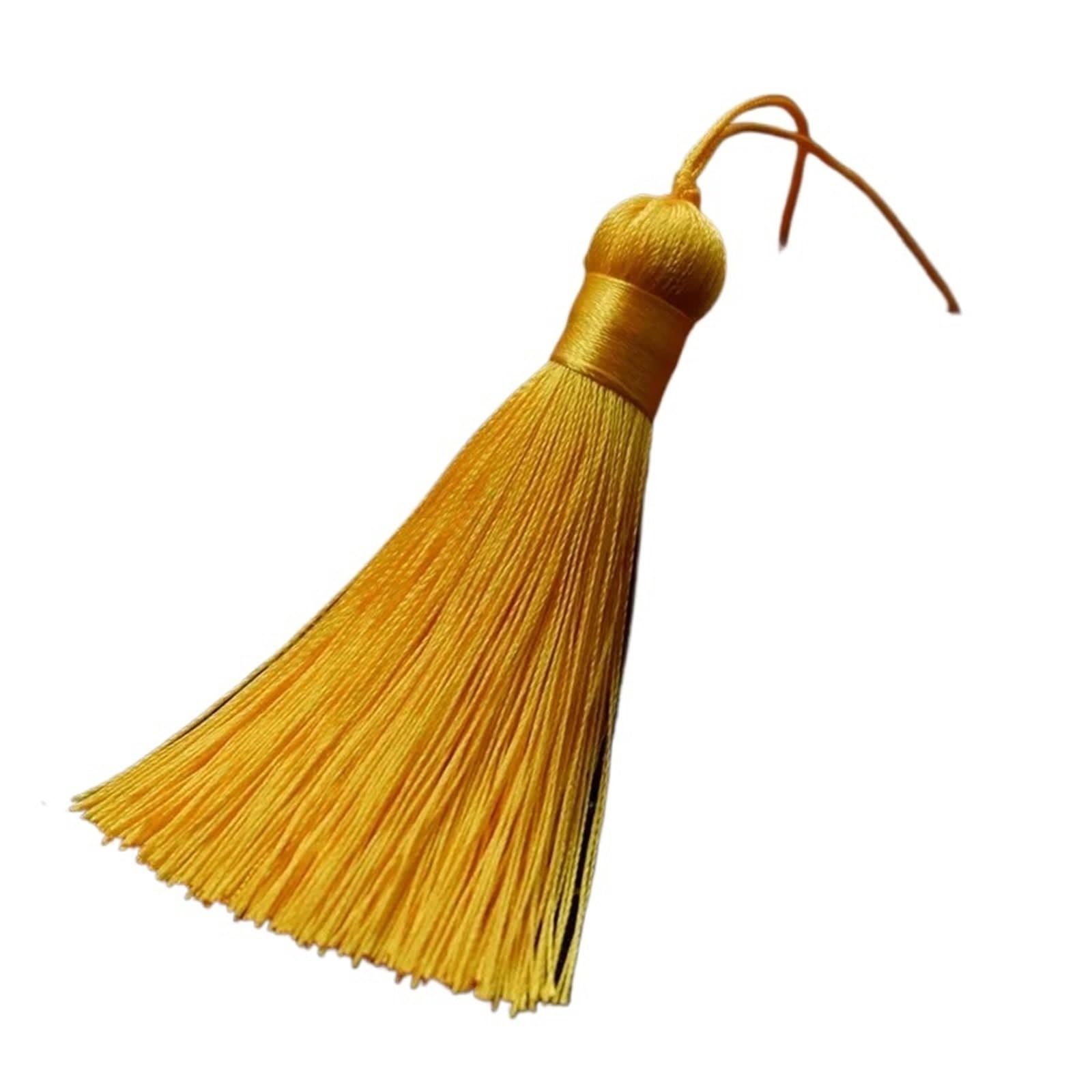 Handmade Silky Tassels 8cm with Loop for Jewelry Keychain DIY
