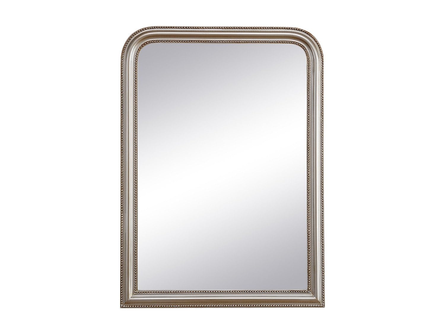 Vente-unique Espejo Estilo Vintage de Madera de Paulownia ñ 80 x 110 cm ñ Champ·n ñ Heloise