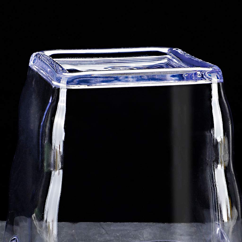 Cubitera de Hielo Acrílico Cuadrado Cubo de hielo Bar Capacidad grande Cerca de cerveza Cubo de hielo Cubo de hielo Restaurante Champagne Cubo Cubo Partido Partido Bebida Cubo de hielo Cubitera