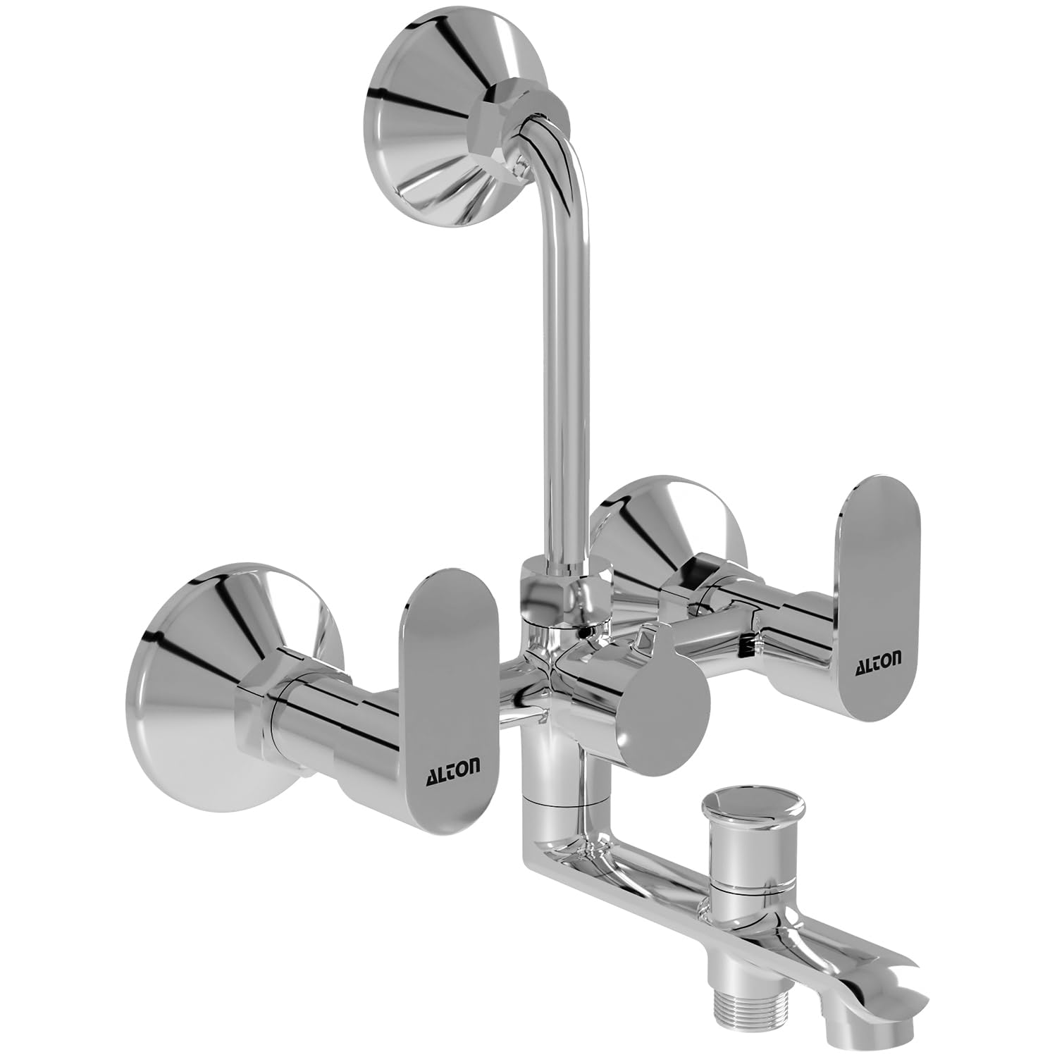ALTON AXN9490 Brass 3-IN-1 Wall Mixer With Provision For Over Head Shower and Hand Shower with190mm Long Bend Pipe (Chrome) (B0CP3CMXNH) Amazon Price History, Amazon Price Tracker
