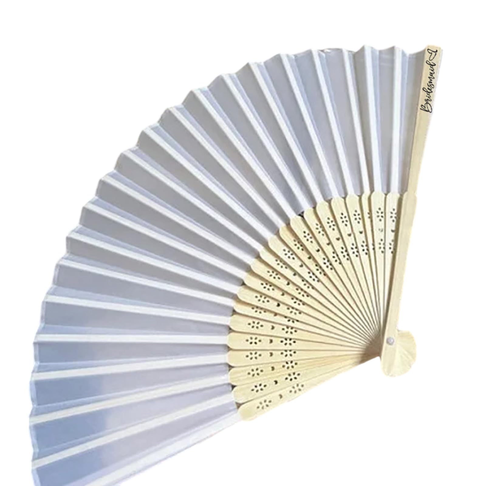 Jazuaiao Bridesmaid Folding Fan Handheld for Bridal Shower Wedding Engagement Decorative Bachelorettes Party Gift Portable Bridal