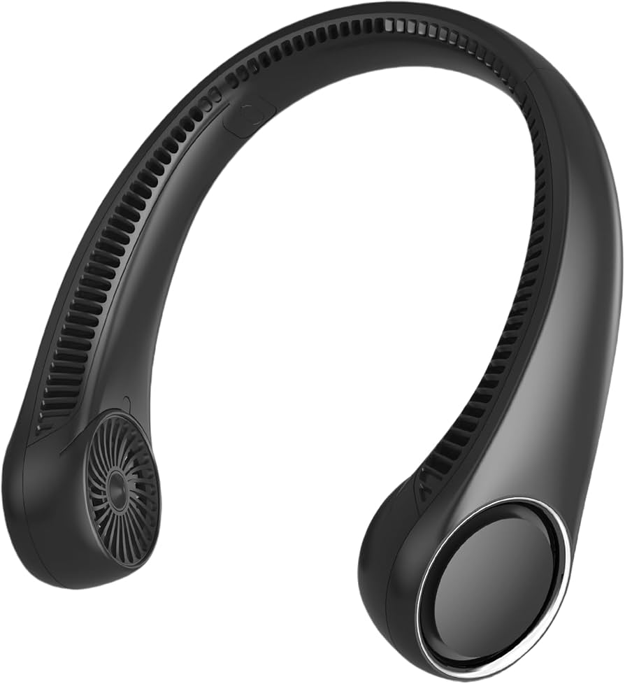 3in1 Leafless Neck Fan ブラック 3in1 Leafless Neck Fan ブラック Amazon.com: Portable