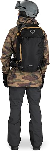 Miniatura 9 de Osprey Soelden 32L - Mochila de esquí y snowboard para hombre, color negro