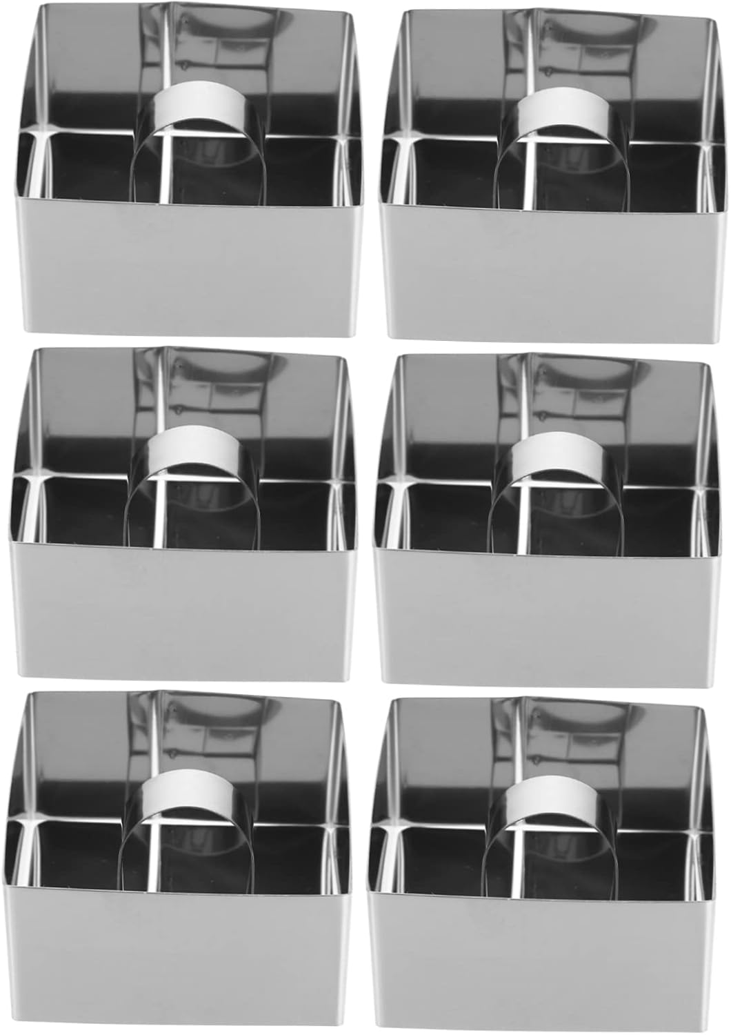 FUOYLOO 6 Sets Small Mousse Circle Heavy Duty Mousse Ring